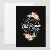 まだ古い友達のための言葉 招待状 (正面/裏面)