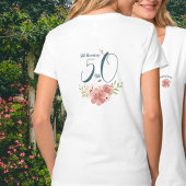 "まだ咲いている"水彩ワイルドフラワードラゴンフライ Tシャツ