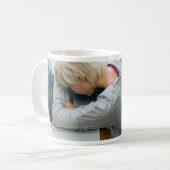 まだ大人にならない。ママ今はベビーよ!おもしろい コーヒーマグカップ (正面左)