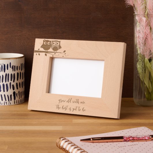 まだ夫婦の形見にならぬ レーザー彫刻フレーム (左)