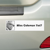 まだ失敗Colemanか。 バンパーステッカー (車上)