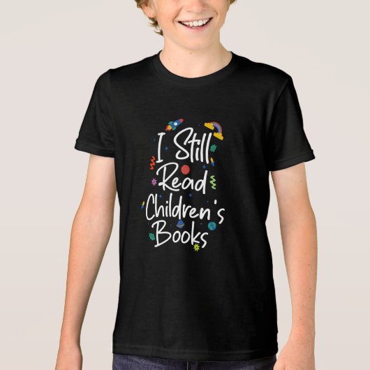 まだ子読供書 トライブレンドＴシャツ (正面)