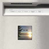 まだ平和な夕日の祈りの言葉インスピレーション磁石 マグネット (インサイチュ (食洗機))