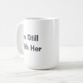 まだ彼女と一緒にいる コーヒーマグカップ (正面左)
