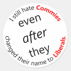 まだ憎悪のCommies ラウンドシール