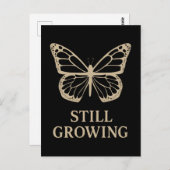まだ成長している蝶 – 自己愛と癒し ポストカード (正面/裏面)