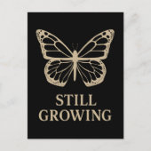 まだ成長している蝶 – 自己愛と癒し ポストカード (正面)