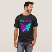 まだ戦う幸せな自殺認識度サポートグラ Tシャツ (正面フル)