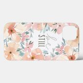 まだ手の絵を描水色の電話ケース Case-Mate iPhoneケース (裏面 (横))