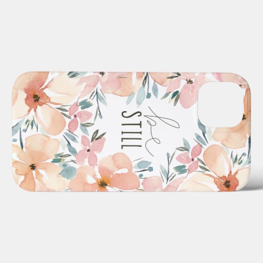 まだ手の絵を描水色の電話ケース Case-Mate iPhoneケース (裏面 (横))