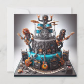 まだ揺れる高齢者誕生祝い 招待状 (正面)