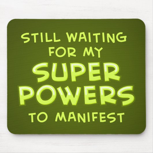 まだ明示する私の軍事大国を待っていること マウスパッド (正面)