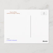 まだ春か??? ポストカード (裏面)