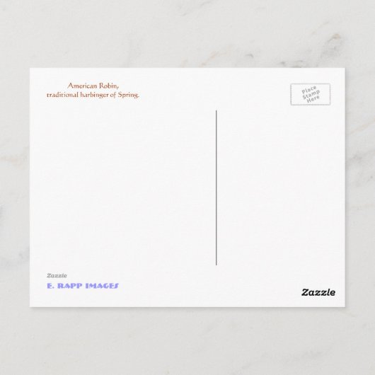 まだ春か??? ポストカード (裏面)