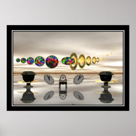 まだ時間か？シュールレアルなポスタープリント ポスター