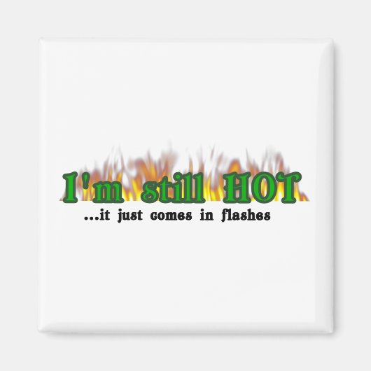 まだ暑い マグネット (正面)