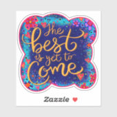 まだ最高のおもしろいが青い シール (シート)