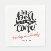 まだ最高のまだ気が来結婚違う スタンダードランチョンナプキン (正面)