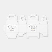 まだ最高のエレガ来ントな婚礼箱 フェイバーボックス (折り畳みなし)