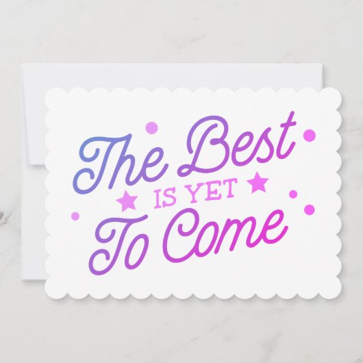 まだ最高のピンクに来はらぬ 招待状 (正面)