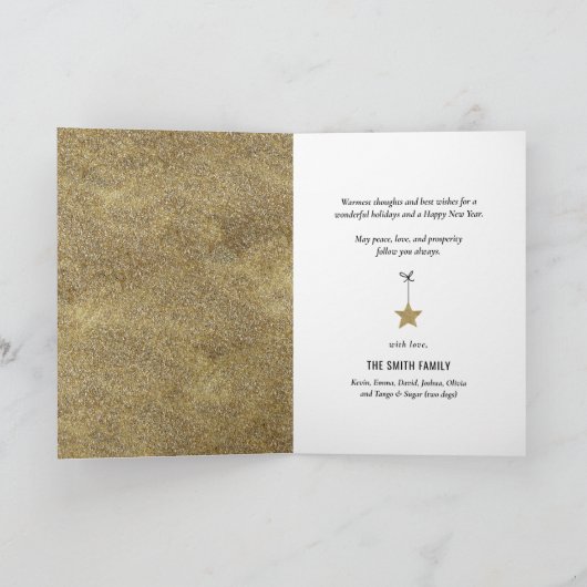 まだ最高のフェスティバルの金ゴールドの黒い《写真》ぼけ味が出来ていない シーズンカード (内部)