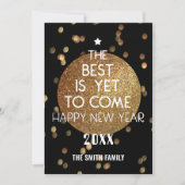 まだ最高のフェスティバルの金ゴールドの黒い《写真》ぼけ味が出来ていない シーズンカード (正面)