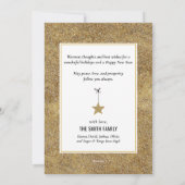 まだ最高のフェスティバルの金ゴールドの黒い《写真》ぼけ味が出来ていない シーズンカード (裏面)