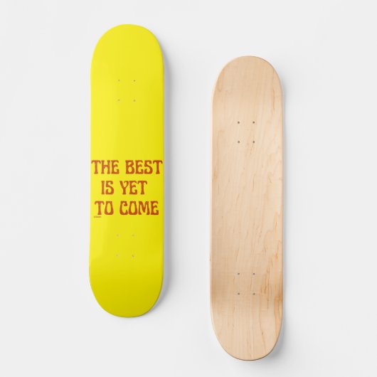 まだ最高の引用文し来やる気を起こさせるぬ スケートボード (正面)
