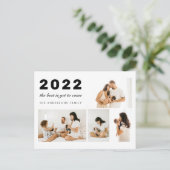 まだ最高の新年に向かって来いるが40写真ホリデー ポストカード (スタンド正面)