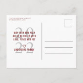 まだ最高の新年来前の写真の休日P ポストカード (裏面)