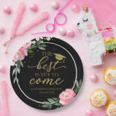 まだ最高の熱いピンククのフローラグラードパーティー ペーパープレート (パーティー)