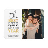 まだ最高の間に合わ来ぬ |お正月の写真 マグネット (横)