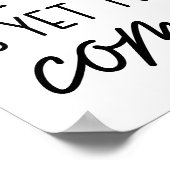 まだ最高の間に合わ来やる気を起こさせるぬ ポスター (角)