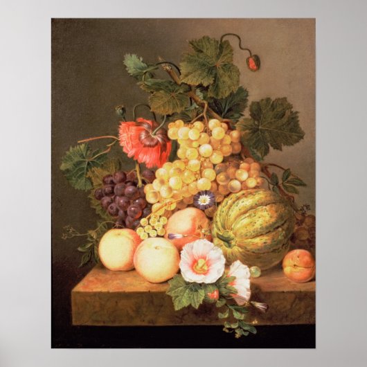 まだ果物を持って生きる ポスター (正面)