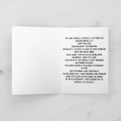 まだ枯れない:ユーモア溢れる誕生日カード 招待状 (内部)