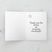 まだ死んでない!Oncologistおもしろいありがとう カード (内部)