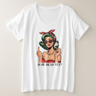 まだ死んでるTシャツの大きさ プラスサイズTシャツ