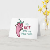 まだ熱い カード (黄色い花)