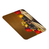 まだ生きている、リンゴ、ぶどう、果物 マグネット (右側)