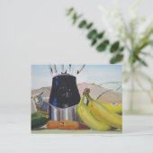 まだ生絵を描活の野菜ブレンダー ポストカード (スタンド正面)