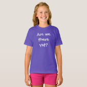 まだ着いた？キッドTシャツ Tシャツ (正面フル)