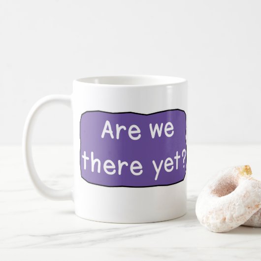 まだ着いた？ コーヒーマグカップ (ドーナツ)