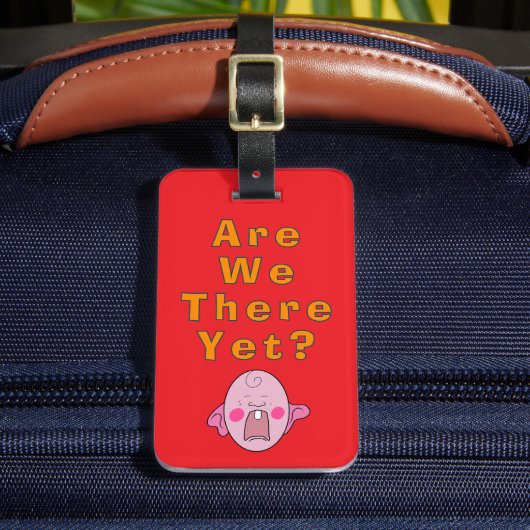 まだ着いた？トラベルアクセサリ荷物タグ ラゲッジタグ (正面インサイチュ2)