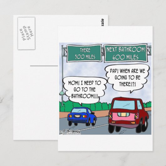 まだ着いた？ ポストカード (正面/裏面)