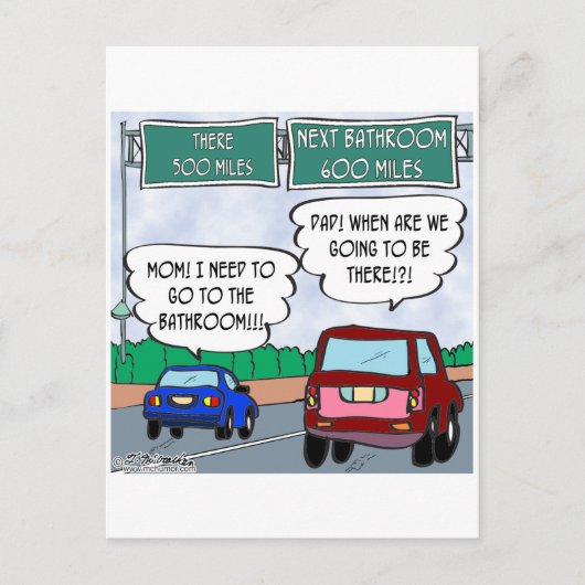 まだ着いた? ポストカード (正面)