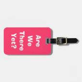 まだ着いた？ ラゲッジタグ (正面横)