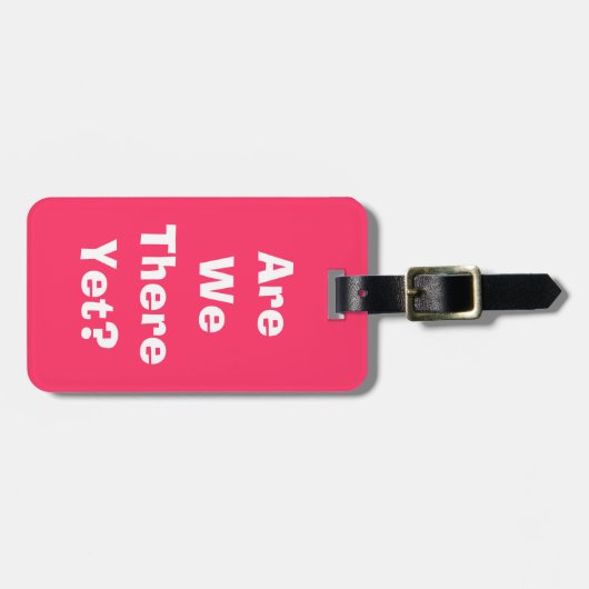 まだ着いた？ ラゲッジタグ (正面横)