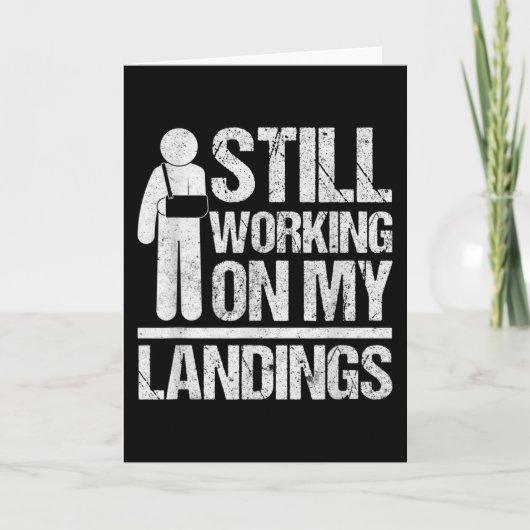 まだ着陸に取り組んでいるのもすぐに壊れる カード (正面)