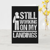 まだ着陸に取り組んでいるのもすぐに壊れる カード (黄色い花)