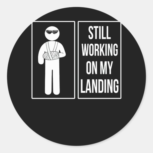 まだ着陸時の壊れた腕のキャストカーブで作業している ラウンドシール (正面)